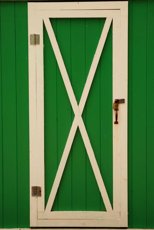 Green door